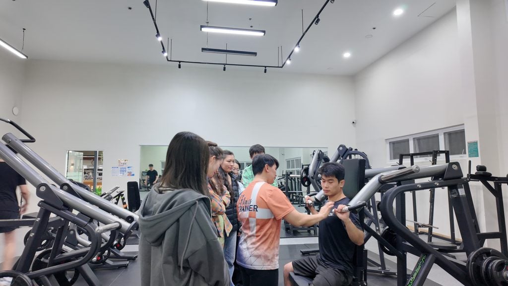 option fitness class= làm quen thiết bị