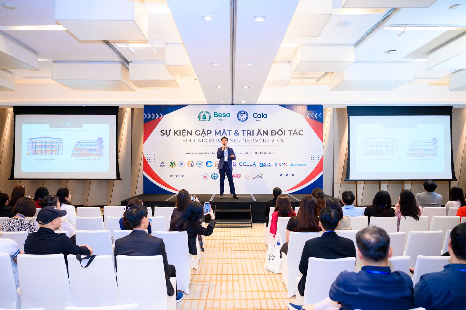 Toàn cảnh hội trường sự kiện CALA BESA Seminar 2026 – Education Partner Network 2026