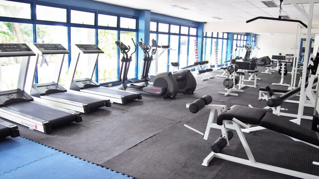Phòng gym cho học viên học tiếng Anh ở Cebu tại Cebu Blue Ocean Academy