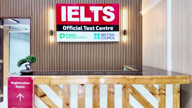 Quầy IELTS Official Test Centre tại Pines Main (British Council)